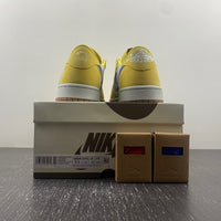 Low Top Sneakers, Blue White Yellow Colorway, Reverse Hook Design, Lace Up Design, Casual Gift for Sneaker Fans