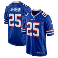 Buffalo Bills Ty Johnson Royal Team Game Jersey