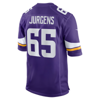 Minnesota Vikings Michael Jurgens Purple Game Jersey