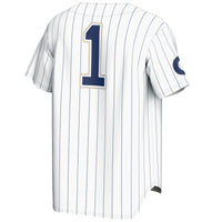 #1 Georgetown Hoyas Lightweight Baseball Fashion Jersey - White