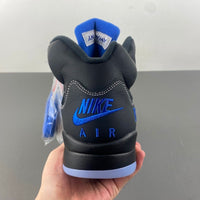 Low Top Sneakers, Blue Black Colorway, Lace Up Design, Casual Gift for Sneaker Fans