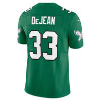 Philadelphia Eagles Cooper DeJean Kelly Green Alternate 2 Limited Jersey