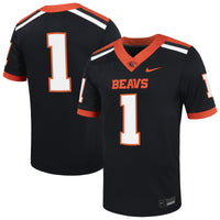 #1 Oregon State Beavers Untouchable Football Jersey – Black