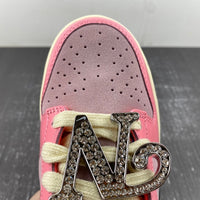 Low Top Sneakers, Pink Colorway, Lace Up Design, Casual Gift for Sneaker Fans