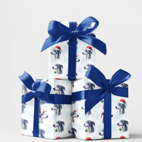 Festive Dog Holiday Gift Wrap, Greyhound Christmas Wrapping Paper, Greyhound Pattern Gift Wrap, Pet Lover Xmas Gift Wrap, Dog Wrapping Paper