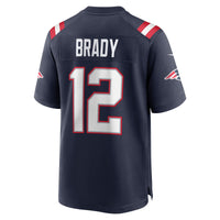 New England Patriots Navy Game Retired Player Jersey