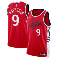 LA Clippers Statement Edition Swingman Jersey - Red - Bennedict Mathurin
