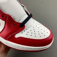 Low Top Sneakers, White Red Colorway, Lace Up Design, Casual Gift for Sneaker Fans