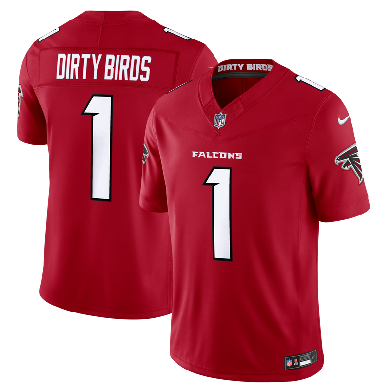 Atlanta Falcons Dirty Birds Red Team Stitched Limited Jersey
