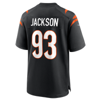 Cincinnati Bengals McKinnley Jackson Black Game Jersey