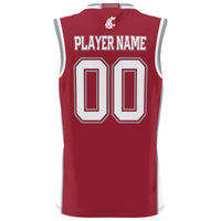 Washington State Cougars NIL Pick-A-Player Basketball Jersey - Crimson