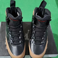 High Top Sneakers, Black Red Brown Colorway, Lace Up Design, Casual Gift for Sneaker Fans