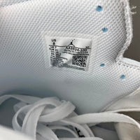 High Top Sneakers, White Colorway, Lace Up Design, Casual Gift for Sneaker Fans