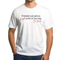 Humorous Christmas Tired Mom Shirt, Probably Just Gonna Jingle Some of the Way T-Shirt, Sarcastic Holiday Tee, Xmas Graphic T-Shirt, Mom Present