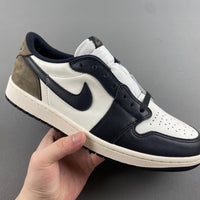 Low Top Sneakers, Black Beige Colorway, Lace Up Design, Casual Gift for Sneaker Fans