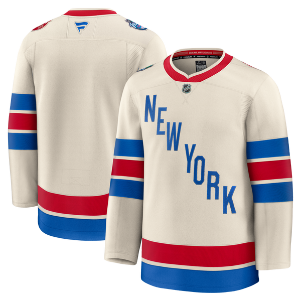 New York Rangers Beige 2026 NHL Winter Classic Premium Jersey