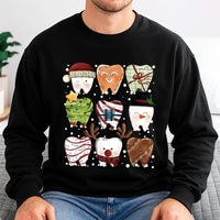 Adorable Dental Squad Sweatshirt, Christmas Teeth Sweatshirt, Humorous Dentist Holiday Sweatshirt, Dental Hygienist Crewneck, Xmas Assistant Present