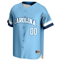 North Carolina Tar Heels NIL Pick-A-Player Lightweight Baseball Jersey - Carolina Blue