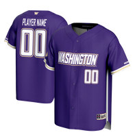Washington Huskies NIL Pick-A-Player Lightweight Baseball Jersey - Purple