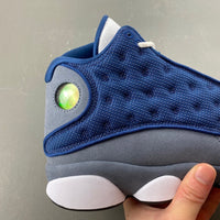 Low Top Sneakers, Blue White Gray Colorway, Lace Up Design, Casual Gift for Sneaker Fans