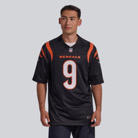 Cincinnati Bengals Joe Burrow Black Player Game Jersey