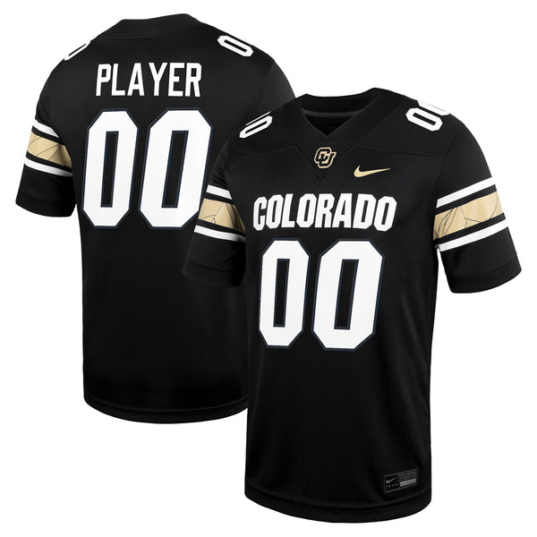 Colorado Buffaloes NIL Pick-A-Player Football Game Jersey - Black