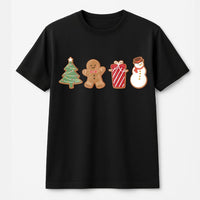 Adorable Holiday Cookie Graphic Shirt, Christmas Gingerbread T-Shirt, Festive Gingerbread Man Tee, Winter Holiday Baking Shirt, Xmas Present