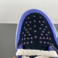 Low Top Sneakers, Blue White Colorway, Lace Up Design, Casual Gift for Sneaker Fans