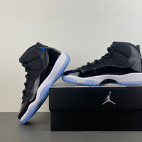 High Top Sneakers, Blue Black Colorway, Lace Up Design, Casual Gift for Sneaker Fans