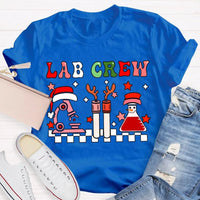 Festive Laboratory Tech Holiday Shirt, Christmas Lab Crew Science T-Shirt, Chemist Biology Xmas Tee, Science Lover Present