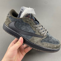 Low Top Sneakers, Carbon Gray Brown Colorway, Reverse Hook Design, Lace Up Design, Casual Gift for Sneaker Fans