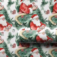 Casino Holiday Gift Wrap, Santa Poker Christmas Wrapping Paper, Humorous Gambling Dice Christmas Wrapping Paper, Game Night Present Gift Wrap