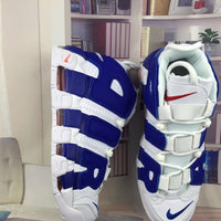 Sneakers, Blue White Colorway, Lettering Design, Lace Up Design, Casual Gift for Sneaker Fans