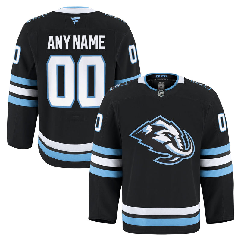 Utah Mammoth Black Home Authentic Pro Custom Jersey