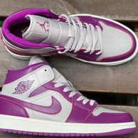Sneakers, Purple White Colorway, Lace Up Design, Casual Gift for Sneaker Fans