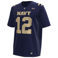 #12 Navy Midshipmen Replica Football Jersey - Navy