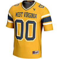 West Virginia Mountaineers NIL Pick-A-Player Football Jersey - Gold