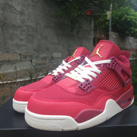 Mid Top Sneakers, Red Purple Gold Colorway, Lace Up Design, Casual Gift for Sneaker Fans