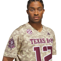 #12 Texas A&M Aggies Honor & Support Premier Strategy Jersey - Beige