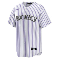 Colorado Rockies Hunter Goodman White Home Replica Jersey