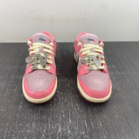 Low Top Sneakers, Pink Colorway, Lace Up Design, Casual Gift for Sneaker Fans