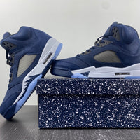 Sneakers, Navy Blue Navy Colorway, Lace Up Design, Casual Gift for Sneaker Fans