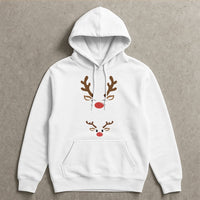 Adorable Mommy and Baby Holiday Sweatshirt, Reindeer Pregnancy Announcement Hoodie, Expecting Mom Christmas Hooded Sweater Maternity Present