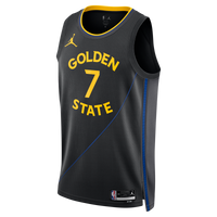 Golden State Warriors 2024/25 Statement Edition Swingman Jersey - Black - Kristaps Porziņģis