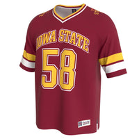 Iowa State Cyclones Lightweight Collegiate Football Fashion Jersey - Cardinal