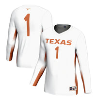 #1 Texas Longhorns Lightweight Volleyball Jersey - White