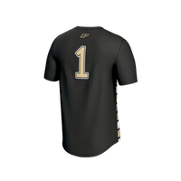 #1 Purdue Boilermakers Lightweight Soccer Fashion Jersey - Black