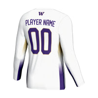 Washington Huskies NIL Lightweight Volleyball Jersey - White