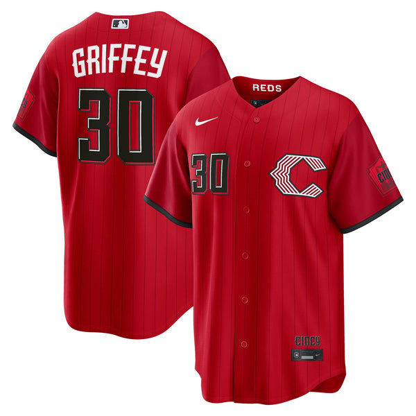 Cincinnati Reds Ken Griffey Jr. Red 2026 City Connect Stadium Jersey