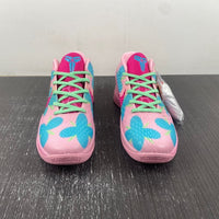 Low Top Sneakers, Blue Pink Colorway, Lace Up Design, Casual Gift for Sneaker Fans